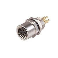 Same Sky (formerly CUI Devices) CDM803-08A-FP-R805-67 ຕົວຕິດຕູ້ປະຕູ 8 ໝຸດຕົວຕິດຕູ້ Pc ດ້ານຫຼັງ M8 x 0.5 ສະແກຣວ ACoding ອະລະມະສົດທອງ IP67