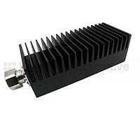 Fairview  SA3D100-03  3 dB Fixed Attenuator 7/16 Male To 7/16 Female Up To 3 GHz Rated To 100 Watts With Black Aluminum Heatsink Body