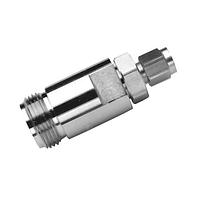 Amphenol RF 901-293 ຕົວແປ RF - ລະຫວ່າງຊຸດ N JACK ໄປຫາ SMA PLUG
