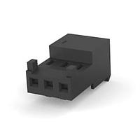 AMP Connectors - TE Connectivity 3-644313-3 ຮູງຮັບ Receptacle 03P MTA100 CONN ASSY POL TAB