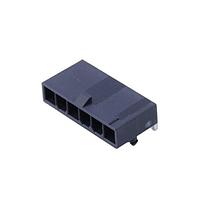 Molex 172648-0106 Power MiniFitJr Hdr SR RA 6Ckt W/Pg PCB Lck GW