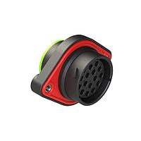 Amphenol SINE Systems AHDP02-24-16SN-SRA ປຸ່ມຮັບ 16 ຕຳແໜ່ງ, ປິດກັນຂະໜາດ 24