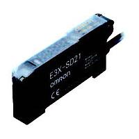 Omron Automation and Safety E3X-SD21 2M ເຊັນເຊີເວີໄຟເບີເອລັກທຣິກ Fiber Amp NPN 2 M ມີສາຍຕ້ອງເຊື່ອມລວມ