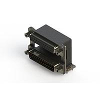 EDAC 664-025-364-039 ຕູ້ສະຫນອງ Dual Port D-Sub ມຸມຂວາ ຕູ້ສະຫນອງ Dual Port D-Sub