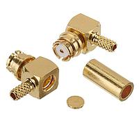 Winchester Interconnect 3616-900-A0001Z ຕູ້ຕໍ່ RF SMP R/A Plug, ຕູ້ຕໍ່ບໍ່ມີແຫຼ່ງສາມາດດຶງດູດ, Micro Coax