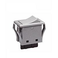 NKK Switches JWM11RHH ສະຫນັບສະຫນູນ Rocker SPST TV5 ປະເພດສີເທົາ ແລະ ຕົວເຄື່ອງ