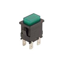 E-Switch PB1973DBLKYILEF4 ສະຫຼຸບສະຫຼຸບ ILLUM PUSHBUTTON SPST 15A 250V