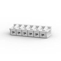 AMP Connectors - TE Connectivity 172520-6 ຮອງສະໜອງສາຍແລະຮອງສາຍ 6P 2.5MM MINI AMP-IN HDR HSG