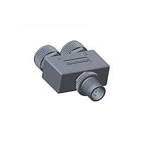 Amphenol LTW YA-B05M-B05F-B05F-01 ຕົວເຊື່ອມຕໍ່ມິດຕຣິກວົງກົມ Circular Metric Connector, Y Adaptor, ເຫລັກ, A Coding, 4A, 05 ຂາຍ, (ສ່ວນທ້າຍ 1) ຜູ້ຊາຍ ຜູ້ຊາຍ, (ສ່ວນທ້າຍ 2) ຜູ້ຍິງ ຜູ້ຍິງ, (ສ່ວນທ້າຍ 3) ຜູ້ຊາຍ ຜູ້ຊາຍ, ການດັບສອດດ້ວຍກຸ່ມສອງ, IP68 Mated