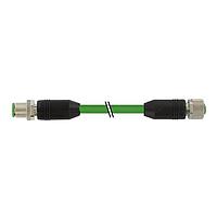 Murrelektronik 7000-47051-8310300 ເສັ້ນສາຍເຊນເຊີ / ເສັ້ນສາຍອັກຊວເຕີ M12 ຜູ້ຊາຍ 0 / M12 ຜູ້ຍິງ 0 ປົກກະຕິ Y-cod., PUR AWG20/26 ປົກກະຕິ gn UL/CSA/rob/drag ch 3m
