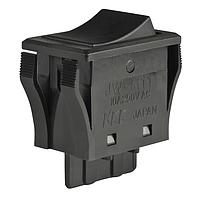 NKK Switches JWM11RAA ສະຫນັບສະຫນູນ Rocker 10A SPST ON OFF ສີດຳ