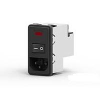 Corcom - TE Connectivity PS0SSDH6B ປະຕູເຂົ້າ 6A ຟິວສຄູ່ ຕິດຕັ້ງແບບກົດເຂົ້າ