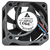 Delta Electronics, Inc. ASB0412VHA-A ພັນຫຼັກ Tubeaxial, 40x10mm, 12VDC, ການຫົວລົມ Sleeve, ສາຍນໍາສະເໜີ, ຕິດຕາມມະນຸດ Locked Rotor Sensor