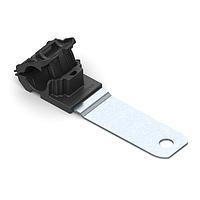 HellermannTyton 151-01445 ຮັບກັບຮັບກັບ Ratchet P-Clamp, 0.52 - 0.77" ພົວພັນ Dia, 180 ຍາວ, 0.33" ຮູ Hole Dia, PA66HIRHSUV/ST/ZN, ສີດຳ, 200/ctn