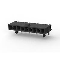 AMP Connectors - TE Connectivity 2-1445055-9 ຫົວຂໍ້ HDR ASSY 9 POS R/A SINGLE ROW TIN