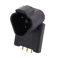 Amphenol SINE Systems ATF13-3P-BM31 ຫົວຂໍ້ 3 ຂາ 3X ນຸ່ມສະເພາະສູງພິເສດ ສີທາງທອງ