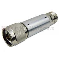 Fairview SA3N5W-01 1 dB Fixed Attenuator N Male To N Female Up To 3 GHz Rated To 5 Watts With Aluminum Body
