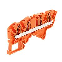 AMP Connectors - TE Connectivity ZK4-4P-OR ບລັອກຂໍ້ຕໍ່ຜ່ານອາຫານ Aut SNK PI-Spring