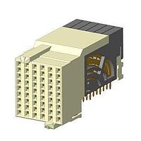 Amphenol FCI 10123420-101LF ຮີເຊບເຕິເຄວລ VS2 AIRMAX, R/A RECP 54P, SMALL PRESS-FI