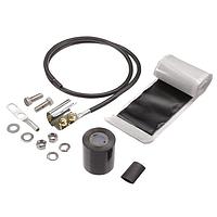 Amphenol Times Microwave Systems GK-S900TT ຊຸດອຸປະກອນຕິດຕັ້ງມາດຕະຖານພື້ນດິນສໍາລັບ LMR-900; ລັກກຣິມປຂະໜາດ 1/4" (2 ຮູ); ປະຕິບັດ RoHS