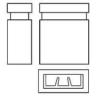 Kobiconn 151-8013-E ເຄື່ອງສົມບັດ MINI JUMPER GF 6.0MM CLOSE TYPE RED