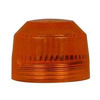 Eaton E29KPA ເລນສ໌ແສງສະແດງ 17 mm, ເລນສ໌ແບບທຳອິດທີ່ກັນນ້ຳ/ນ້ຳມັນ ແບບຫນັກ ແບບເຫຼັ້ງ AMBER PLASTIC LENS