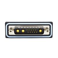 NorComp CDFV13W3113L251 ຕົວເຊື່ອມຕໍ່ Mixed Contact D-Sub 13W3 vert soldr M FL 4-40 boardlock 20Amp