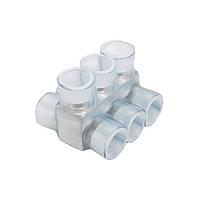 Panduit PCSB4-4-6Y ຕົວເຊື່ອມ Multi Tap Connector Multi-Tap Conn Double-Sided Clear Blue PVC