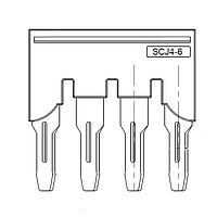 Amphenol Anytek SCJ0406RD00G ບຣິດຈ່ອງສະຕິກກະດານ Bridge Jumper SCJ6-6mm2 4pins