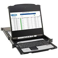 Tripp Lite B030-DP08-17D ຈອກສະແດງກາຣາຟິກ LCD B030-DP08-17D,8PT DP KVM 17"