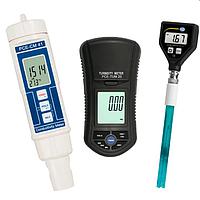 PCE PH 16-TUM 20-CM 41-KIT ຊຸດສະລອຍນ້ຳເກືອ pH Meter (0~14 pH; 0~1000 NTU; 0~2000 µS/cm)
