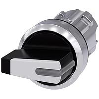 SIEMENS 3SU10522FM600AA0 ສະລັອດເລືອກດ້ວຍມືສັ້ນ. I>O<II. ສີຂາວ