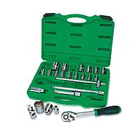 TOPTUL GCAI2410 ລະດັບວິຊາຊີບ DR. Flank Socket Set (1/2", 24 pcs)