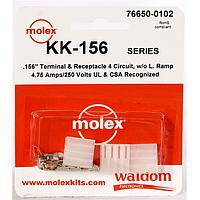 Molex 76650-0102 ຊຸດຕໍ່ຕໍ່ KK-156 Connector Kit Rec no rmp term 4Ckt