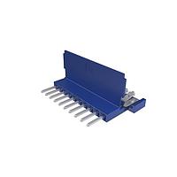 Amphenol FCI 66226-010LF ຕົວເຊື່ອມ Clincher™ Flex Connectors, Pin Assembly, ແຖວດຽວ, 10 ຕຳແໜ່ງ, ຊິ້ນຫຼີ້ນ 2.54mm (.100in)