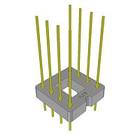 Samtec ACRK-16-01-G-S-B1-M-1 ຊຸດຕິດຕໍ່ AccliMate(TM) IP68 ປິດກົດຮອບຮອງຮູບວົງກົດ ການປະຊຸມແຜນ