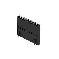Amphenol Commercial Products G55H1092SEU ຮູງຮັບ Receptacle FAN CONNECTOR, HOUSING, 2.54mm Pitch, 1x9PIN, NY66, LATCH TYPE, ສີດຳ