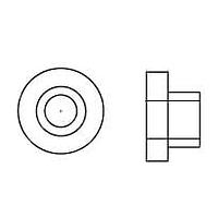 Aavid 7721-15NG ວາຊເກີກກັນກະທົບ ວາຊເກີກຊໍເລ່ີ່ ໄນລອນ, 5.59/6.10mm OD, 2.90/2.95mm Inner Diameter, 1.73/1.91mm