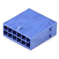 Molex 215922-0831 ປຸກຮາງ Micro-Fit+ Versa Color Plug Housing Dual Row 8 Ckts Free Hanging GloWire Blu