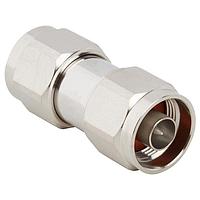 Amphenol RF 172369 ຕົວແປ RF - ຕົວແປຊຸດ In Series N Plug ເປັນ N Plug Adapter, Low PIM