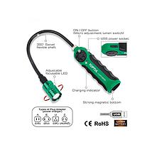 TOPTUL JJAT0605A Cordless Led Flexible ໂຄມໄຟກວດກາ (5W L=480mm, US)