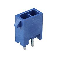 Molex 224246-0430 ພວງຮັບ PCB Versa Color Vert Header Thru Hole ສອງແຖວ 4 ວົງຈອນ (Sn) GloWire Blu Tray
