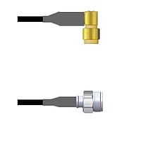 Amphenol Custom Cable Q-37054000D024i ສາຍສະບັບ RF SMA-RP/TNC-SP LMR19 24I