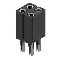 Mill-Max 803-43-006-61-001000 ຮອດເດີ້ແລະກອງສາຍ 6P 4.5A PRESSFIT SKT 2R ບໍ່ຕ້ອງບຸກຊອດ TH