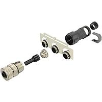 HARTING 21038122511 ຕົວເຊື່ອມຕໍ່ມິດຕະພາບວົງມົນ M12 Acode 5pin FE ປົກກັນສະພາບ, ການບັງຄັບ
