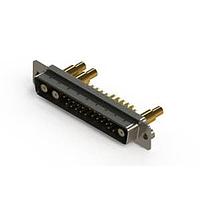 EDAC 627-25W3222-7TA ຕົວເຊື່ອມຕໍ່ Mixed Contact D-Sub Connectors Vertical Combo Dsub