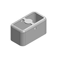 Masach Tech MS130-20F-NS ກະແຈປ້ອງກັນ EMI/RFI, ສອງສ່ວນ 13 x 7 x 6.5mm ກະແຈປ້ອງກັນ RF/EMI ສອງສ່ວນດວງຕໍ່ບໍ່ມີຕໍ່ຕົວ (ນິເຄວ-ເຊວ)