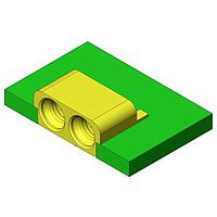 JAE Electronics CP03N2A1D00 ຕິດຕໍ່ PCB 2pos. SMPM Coax Conn ຕິດຕໍ່ດ້ານ PCB