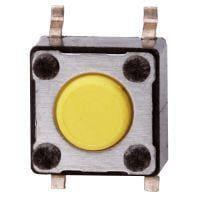 APEM ADTSM66NVTR ບາດິກ ສະວິດຊ໌ 50mA 12VDC 6.6x13mm ສີນ້ຳຕານ, 160gf, SurfMt