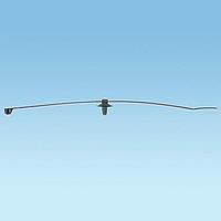 Panduit PMA-065-B2S-D0 ການປະສົມຫົວສະຫວ່າງການກົດຕິດຕັ້ງ Push Mount Push Barb Arrow Head Assembly WR BL